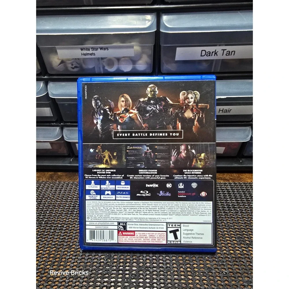 Injustice 2‎  (Sony PlayStation 4,  PS4, 2017) CIB Complete Tested Working Great